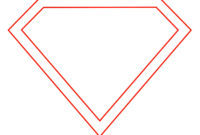 Top Blank Superman Logo Template