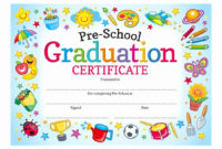 Top Certificate For Pre K Graduation Template