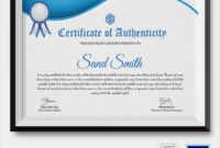 Top Certificate Of Authenticity Templates