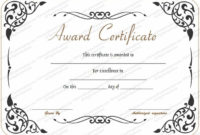 Top Certificate Of Excellence Template Free Download