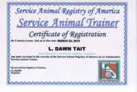 Top Dog Obedience Certificate Template