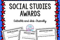 Top Editable Certificate Social Studies