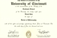 Top Masters Degree Certificate Template