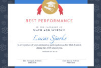 Top Math Award Certificate Templates
