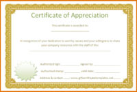 Top Printable Certificate Of Recognition Templates Free