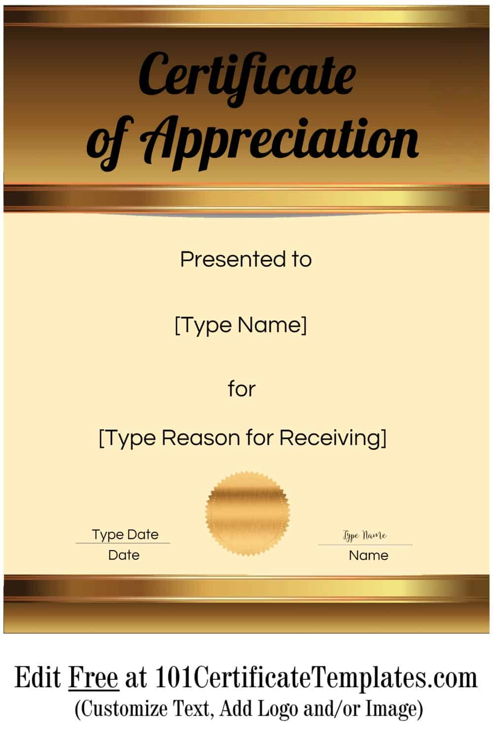 Top Printable Certificate Of Recognition Templates Free