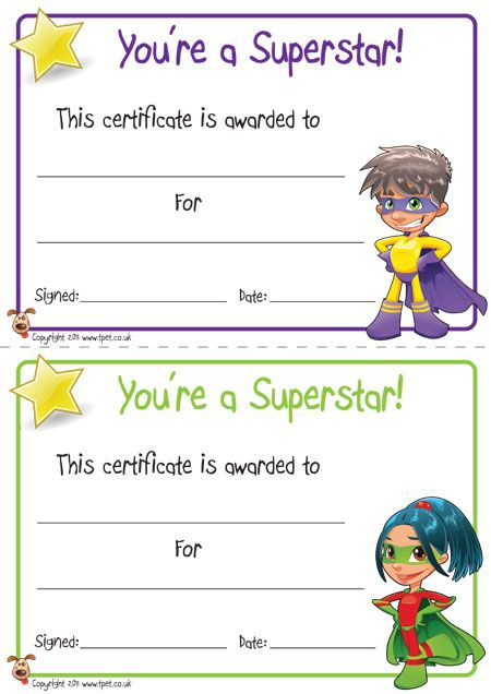 Top Super Reader Certificate Template