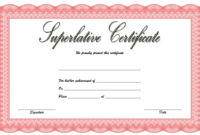 Top Superlative Certificate Templates