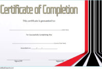 Top Training Certificate Template Word Format