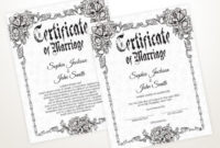 Top Wedding Gift Certificate Template