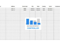 Awesome Customer Management Spreadsheet Template