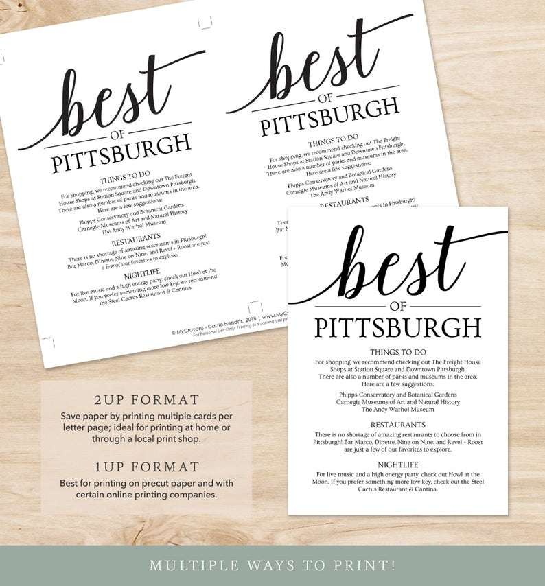 Awesome Destination Wedding Weekend Itinerary Template