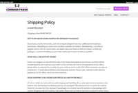 Awesome Dropshipping Return Policy Template