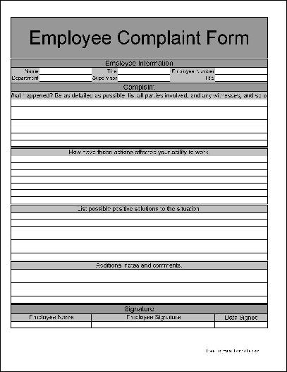 Awesome Employee Grievance Policy Template