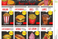 Awesome Fast Food Menu Design Templates