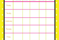 Awesome Menu Planning Template Word