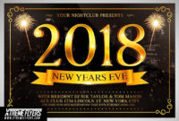 Awesome New Years Eve Menu Template