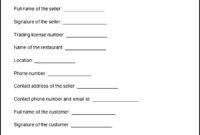 Awesome Restaurant Management Contract Template