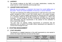 Awesome Scope Management Plan Template For Staff Recruitment