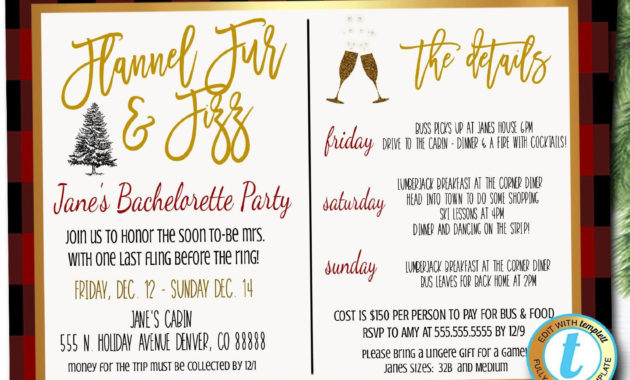 Best Bridal Shower Itinerary Template