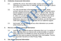 Fascinating Company Privacy Policy Template