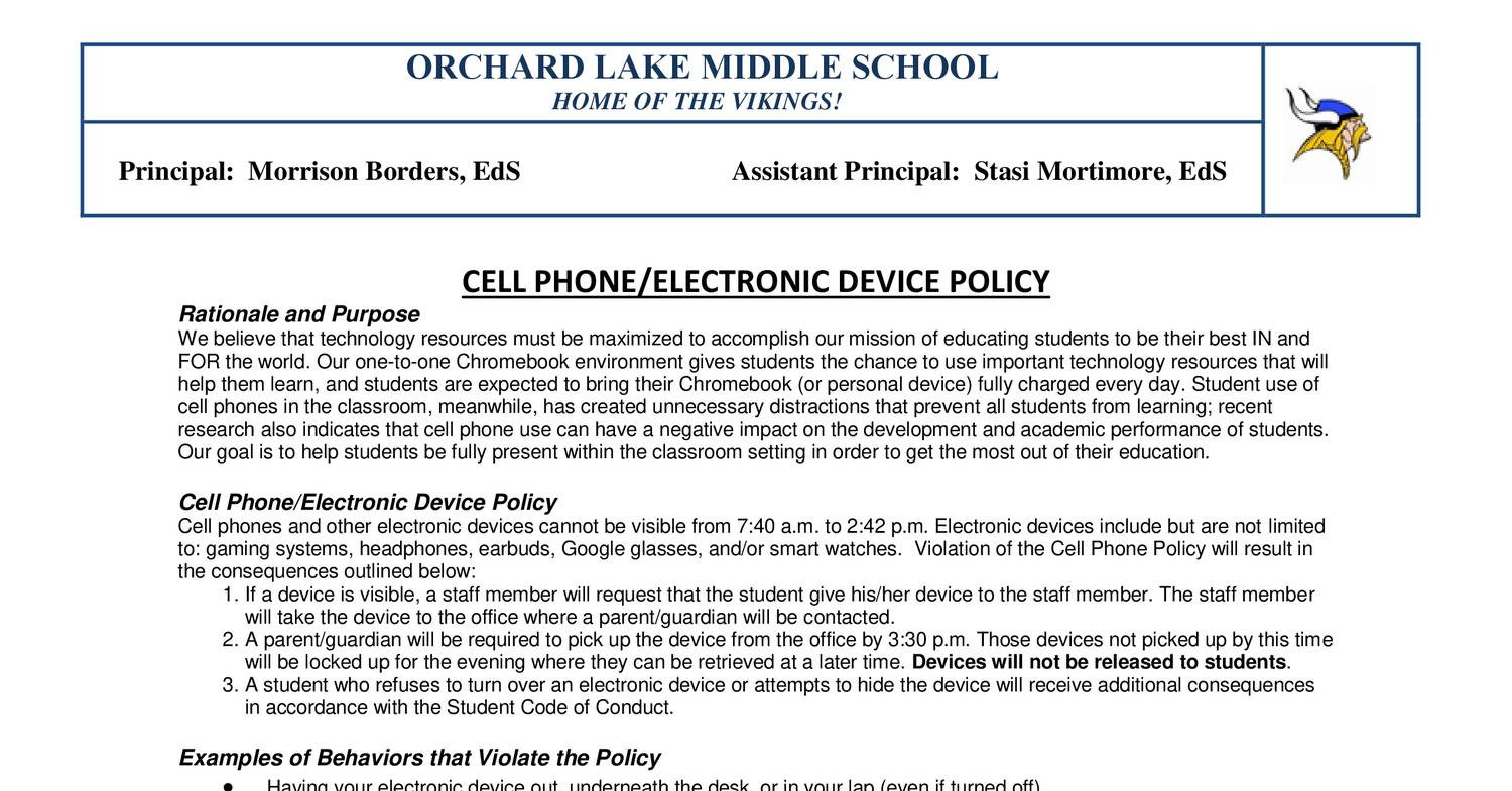 Fascinating Corporate Cell Phone Policy Template