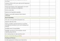 Fascinating Event Management Project Plan Template