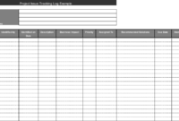 Fascinating Project Management Log Template
