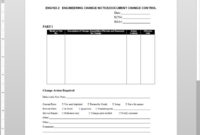 Free Change Management Request Form Template