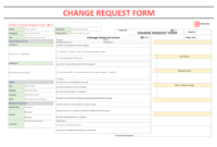 Free Change Management Request Form Template