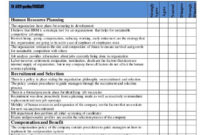 Free Checklist Project Management Template