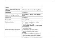 Free Corporate Information Security Policy Template