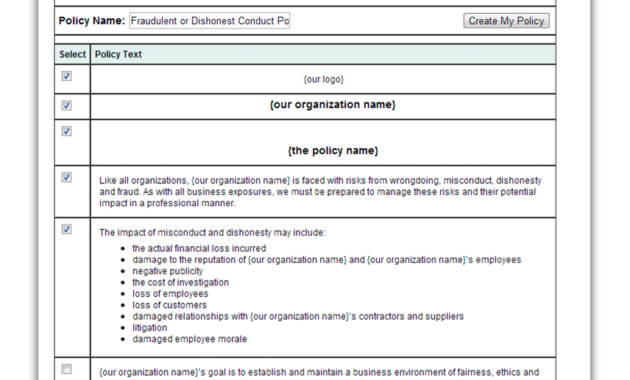 Free Risk Management Policy And Procedure Template