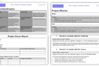 Fresh Change Management Post Implementation Review Template