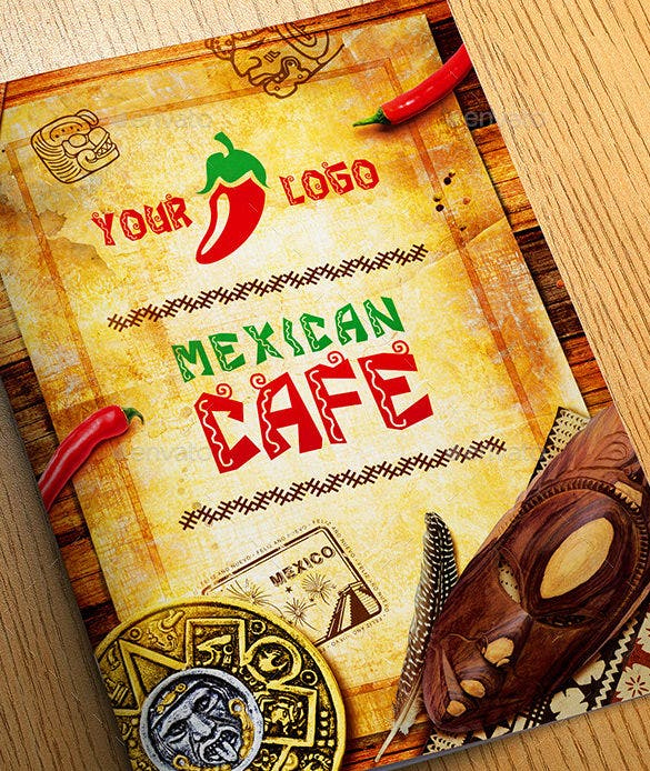 Fresh Mexican Menu Template Free Download