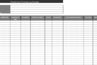 Fresh Project Management Issues Log Template