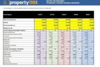 Fresh Rental Property Management Spreadsheet Template