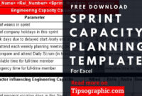New Capacity Management Plan Template