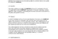 New Company Credit Card Policy Template