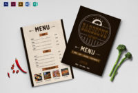 New Menu Templates For Publisher