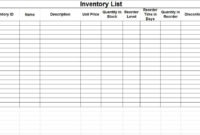 New Stock Management Template