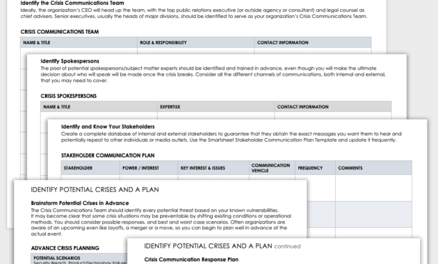 Professional Media Communication Policy Template