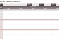 Professional Project Management Stakeholder Register Template