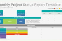 Professional Project Management Status Update Template