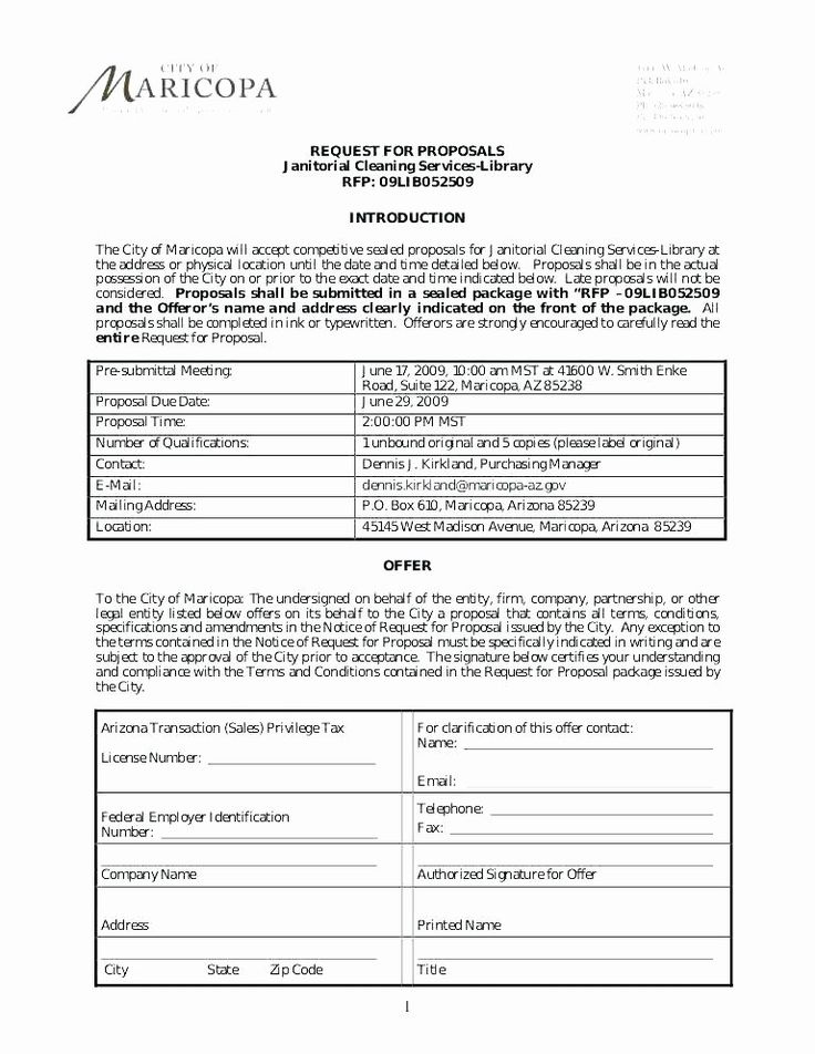 Professional Property Management Proposal Template