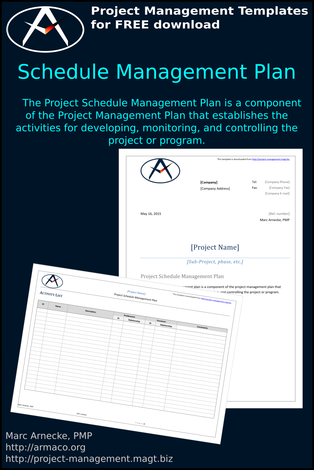 Professional Schedule Management Plan Template