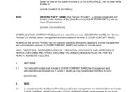 Simple Commercial Property Management Agreement Template
