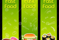 Simple Fast Food Menu Design Templates