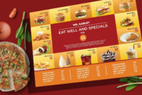 Simple Fast Food Menu Design Templates