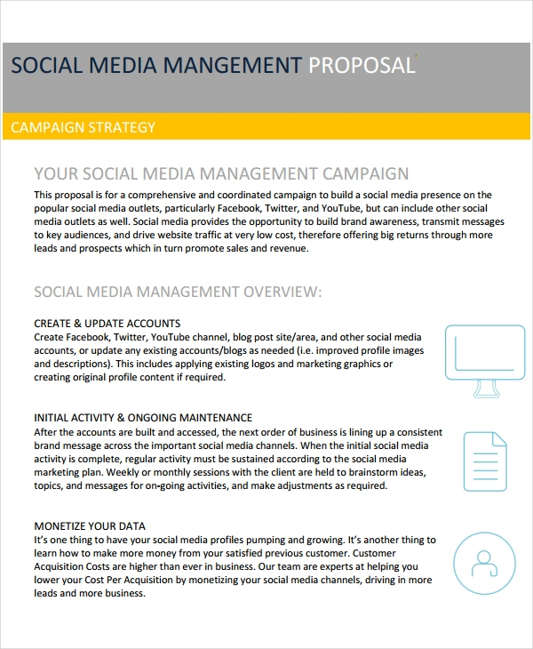 Simple Social Media Management Template